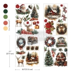 Transfer Yuletide Nostalgia Redesign Decor Transfer A4  