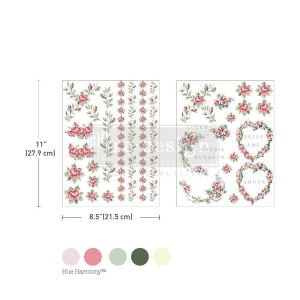 Transfer Nostalgic Blooms Redesign Decor Transfer H2O - A4