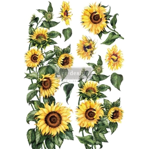  Transfer Sunflower Redesign with Prima 