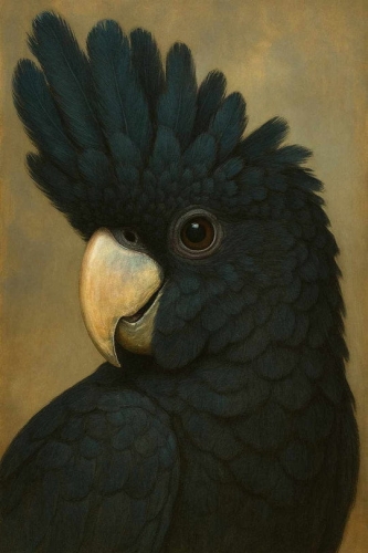Papier do decoupage A1 BLACK COCKATOO Mint by Michelle , do mebli i dekoracji