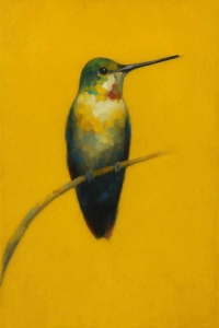 Papier do decoupage A1 HUMMINGBIRD RIGHT Mint by Michelle koliber , do mebli i dekoracji