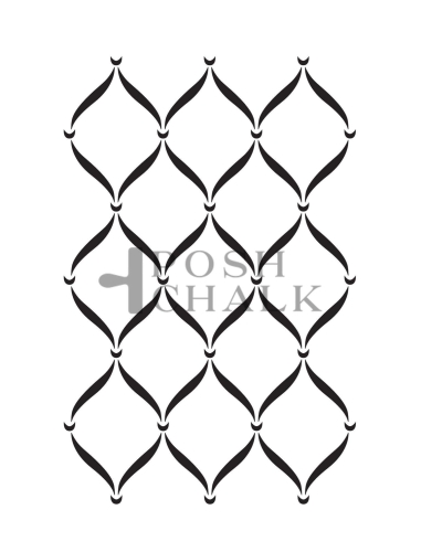 Posh Chalk Classical Trellis Stencil 30x40cm (PCS068).jpeg