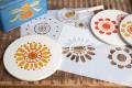 Folk Art Flowers Stencil
