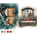 Papier Redesign - Decoupage Fiber Paper A4 - Noel Night Owl