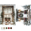 Papier Redesign - Decoupage Fiber Paper A4 - Plaid & Pine