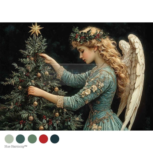 Papier Redesign - Decoupage Fiber Paper A4 - Merry & Majestic