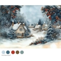 Papier Redesign - Decoupage Fiber Paper A4 - Winter Hearth