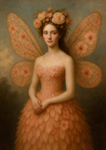 Papier do decoupage Ethereal in Pink - Mint by Michelle decoupage papier A3