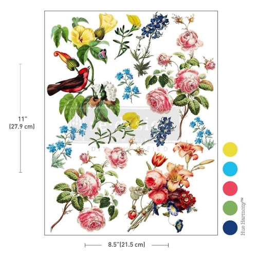 Transfer Rustic Romance H2O Redesign A4