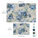 Zestaw papier fibrowy Decoupage Meadow Melodies - DD Redesign Set  