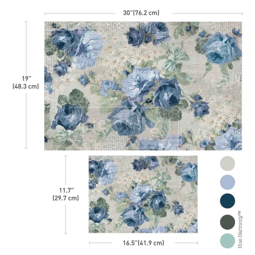 Zestaw papier fibrowy Decoupage Meadow Melodies - DD Redesign Set