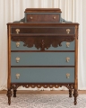 farba do mebli Blue Pine Fusion ciemny niebiesko zielony teal vintage