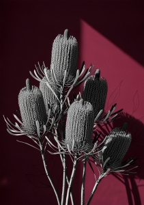 Papier do decoupage Wine Banksia – Mint by Michelle A3