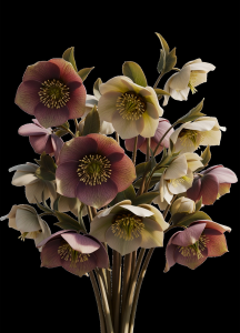 Papier do decoupage Still in Bloom – Mint by Michelle A3