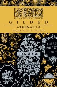 Athenaeum Gilded Transfer 8 stron x A4
