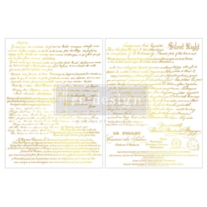 Redesign Middy Transfer Złoty Kacha - Gilded Noel Script