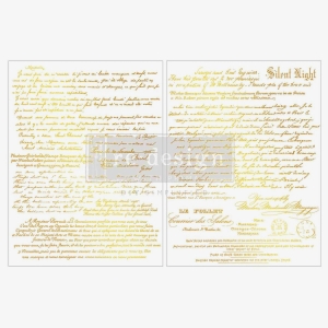 Redesign Middy Transfer Złoty Kacha - Gilded Noel Script