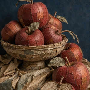 Papier Apples Mint by Michelle A3