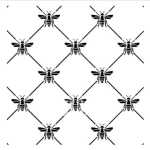 Szablon Bee Poshitive - 30 cm x 30 cm - Posh Chalk