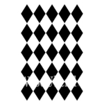 Szablon Harlequin - 21 cm x 30 cm - Posh Chalk