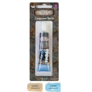 Metaliczna pasta wosk prima wax - art alchemy - turquoise turkusowy satin opal tuba 20ml