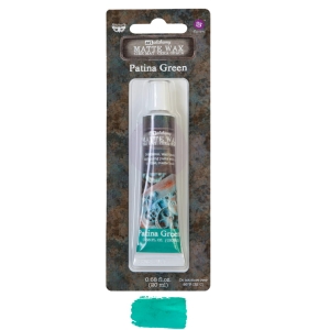 Metaliczna pasta wosk prima wax - art alchemy - patina green zieleń patyna tuba 20ml