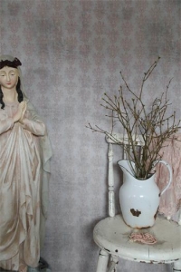 Tapeta szary i róż  - vintage paint JDL Jeanne d'Arc Living