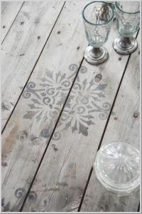 Szablon Square star - vintage paint  stencil JDL Jeanne d'Arc Living