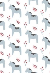 Szablon malarski konik scandynawski wzór A5