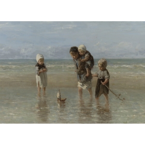 Papier decoupage mint by michelle wzór wodne zabawy waterplay - a3