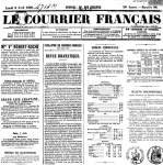 Stempel IOD - Le Courrier stamp gazeta Francja 
