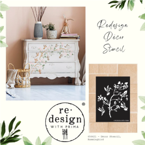 Szablon prima redesign decor stencil -  Hummingbird