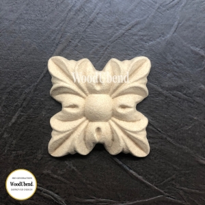 Pack of Two Square Flower Centrepieces WUB1335 5.5x5.5cm