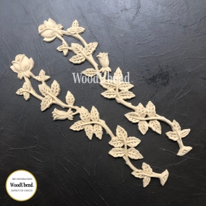 Set of Roses and Stems WUB1413 36x7cm