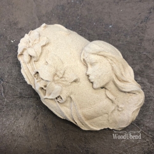 Flower Girl Plaque WUB2123 7.6x5xcms