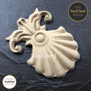 Pack of Two Shell Plumes WUB6029 9.2x7cm