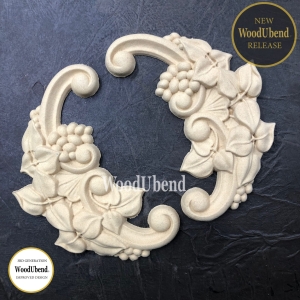 Set of Vine Scrolls WUB6059 10x14.8cm -para