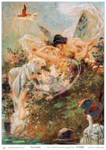 Floral Fairies A3 Posh Chalk Deluxe Decoupage