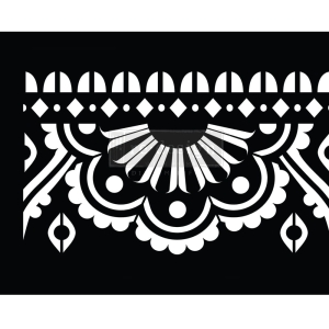 szablon 3D redesign - Mendhi Border Stick & Style
