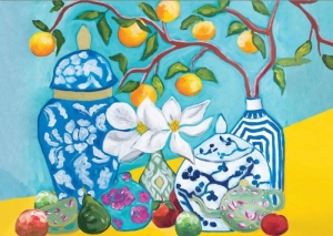 Papier decoupage - mint by michelle - Ginger jars A3