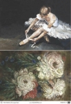 Papier decoupage Dixie Belle Floral Ballerina - A1 Rice Decoupage Paper