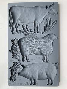 Forma silikonowa IOD - village market mould