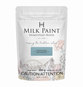 Farba mleczna Homestead House Milk Paint kolor SOLSTICE BLUE 330gr