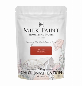Farba mleczna Homestead House Milk Paint kolor DALA RED 330gr