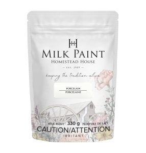 Farba mleczna Homestead House Milk Paint kolor PORCELAIN 330gr