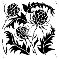 Stencil_Artichoke_and_Leaves