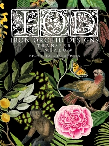 Transfer iod iron orchid designs Bungalow