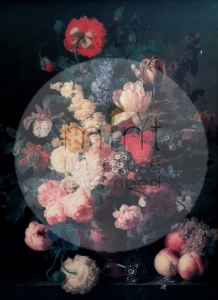 Papier decoupage - renaissance flowers A3