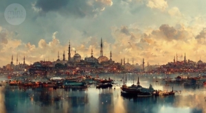 Papier decoupage - mint by michelle Istanbul A1