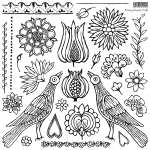 DECOR STEMPEL DUŻY IOD PENNSYLVANIA FOLK